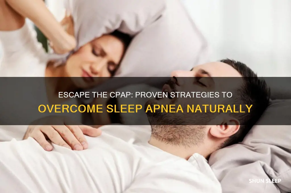 how to get off sleep apnea machine