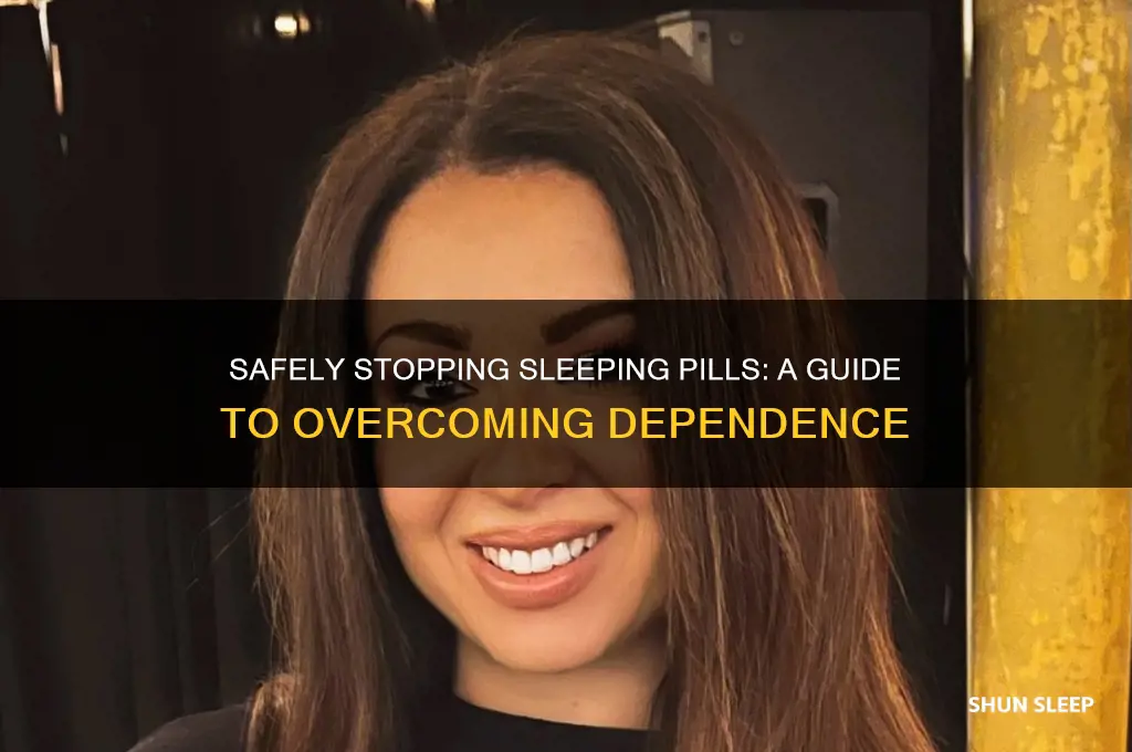 how to get off sleeping tablets