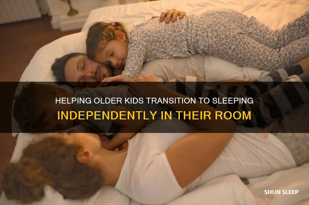 how to get older child to sleep in own room