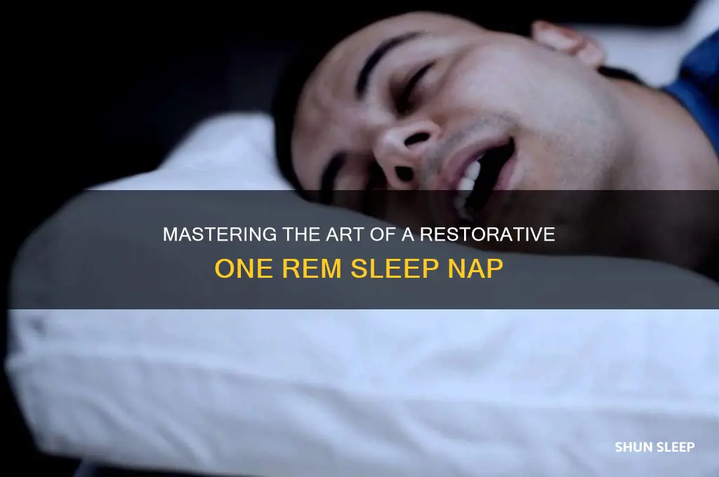 how to get one rem sleep nap