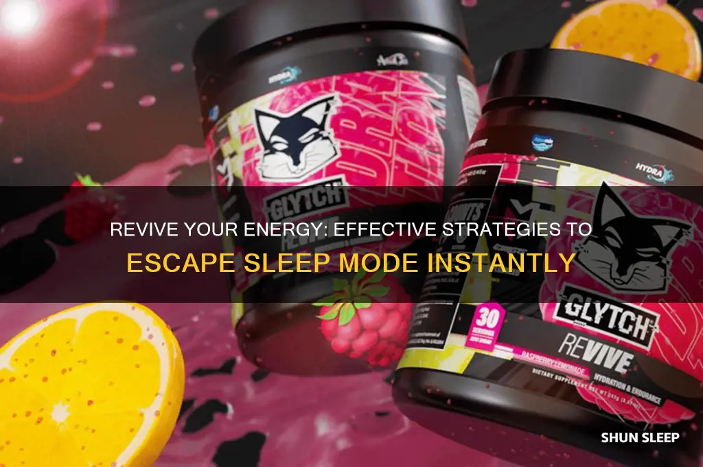 how to get out from sleep mode
