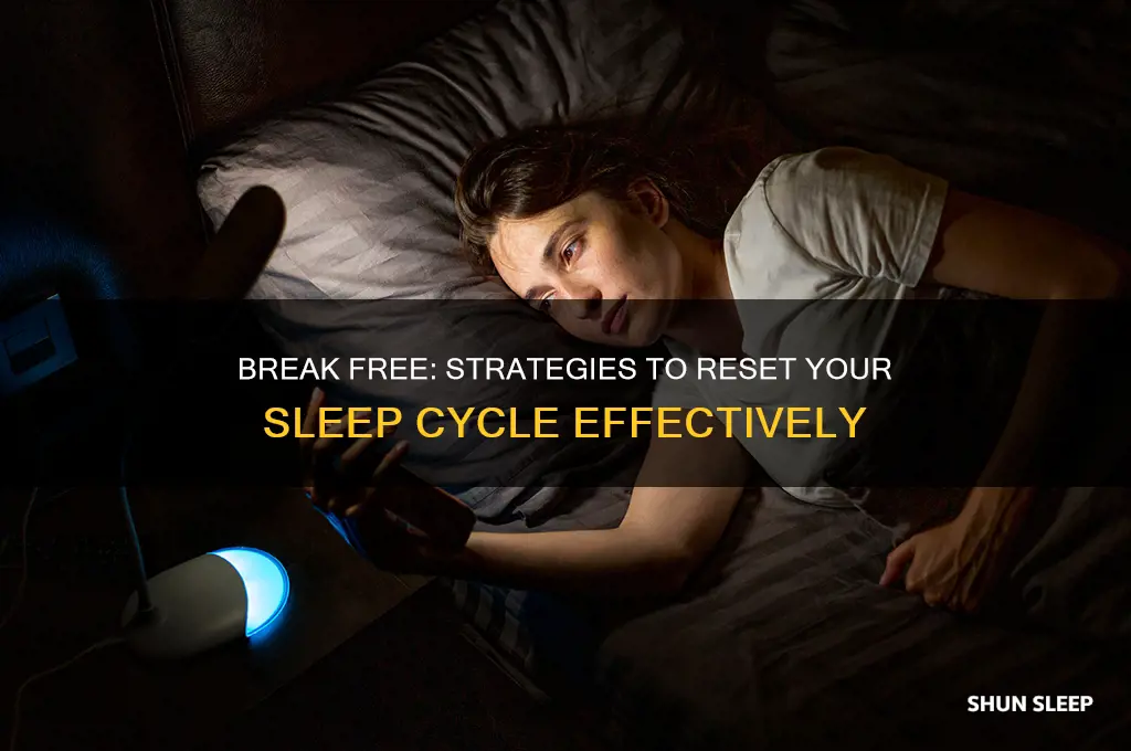 how to get out of a bad sleep cycle