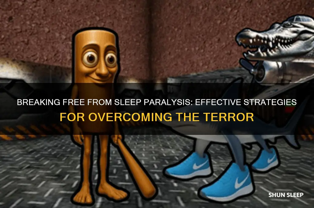how to get out of a sleep aprayacist