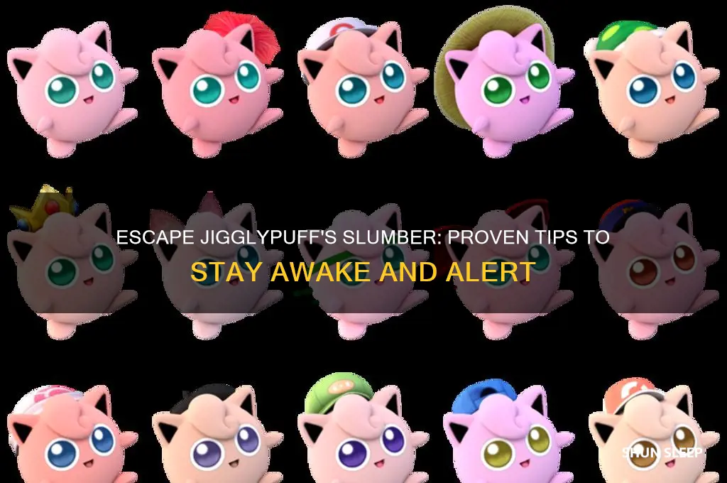 how to get out of jigglypuff sleep