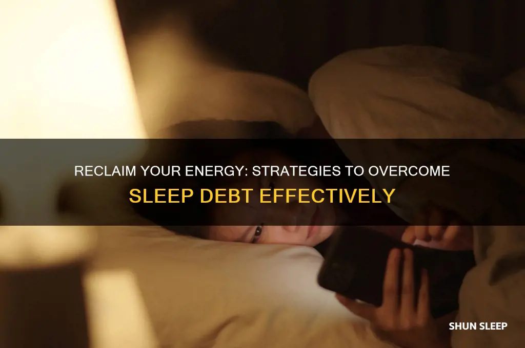 how to get out of sleep debt