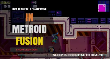 Revive Samus: Escaping Sleep Mode in Metroid Fusion