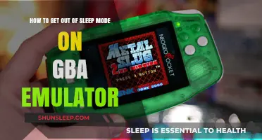 Wake Up Your GBA Emulator: Exit Sleep Mode Easily