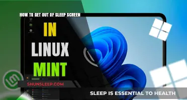 Quick Fix: Exiting Sleep Mode in Linux Mint Easily
