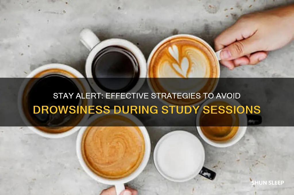 how to get out of sleep while studying