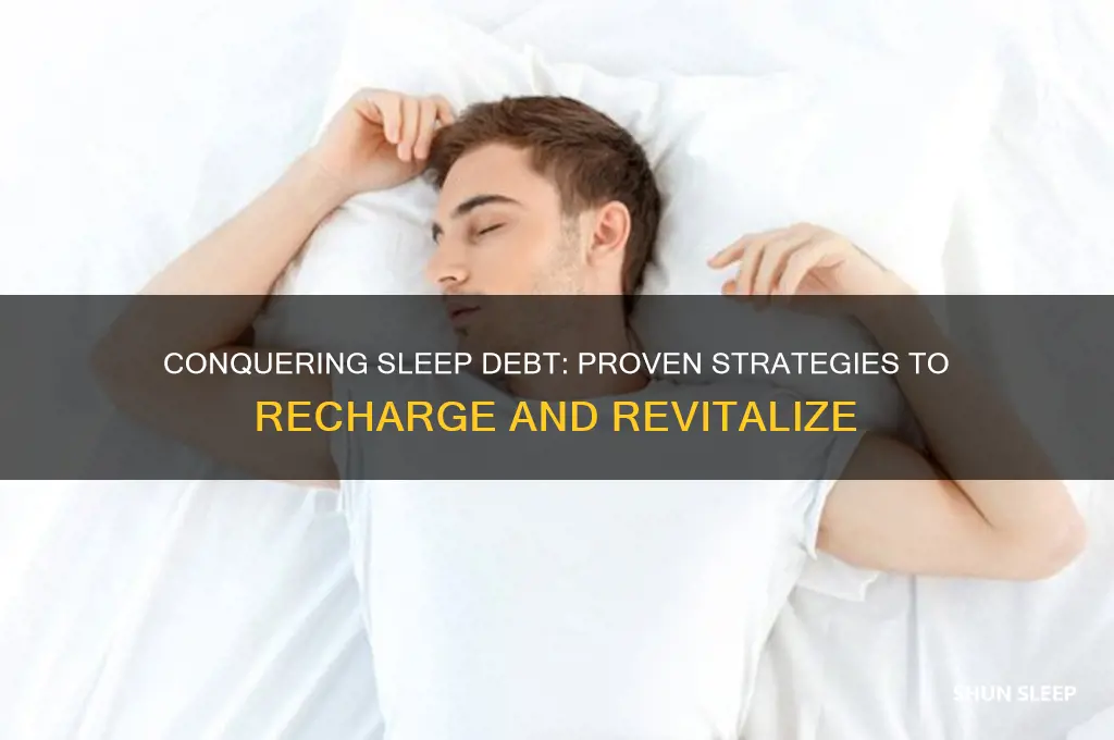 how to get over sleep debt