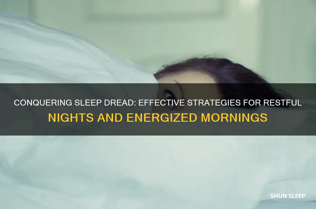 how to get over sleep dread