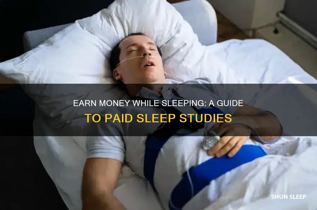 how to get paid for a sleep study