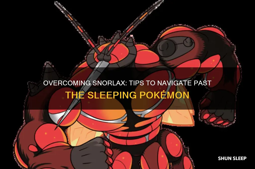 how to get past sleeping snorlax