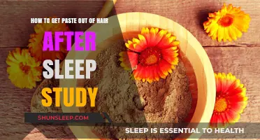 Effective Tips to Remove Paste from Hair Post-Sleep Study