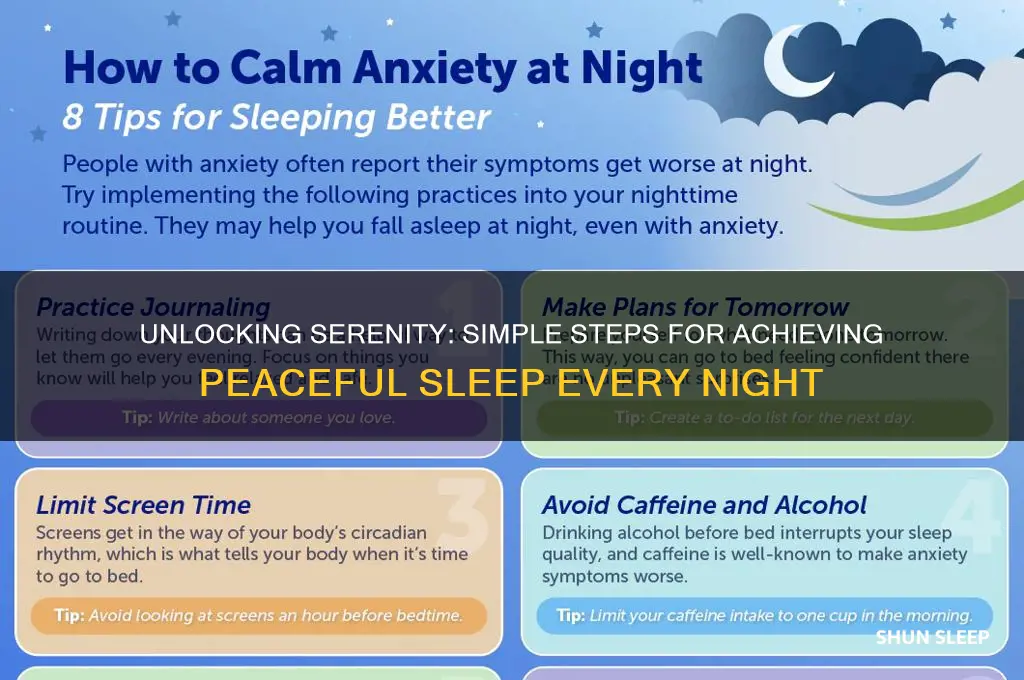how to get peaceful sleep