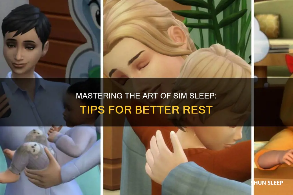how to get people to sleep with sim