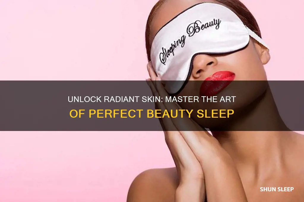how to get perfect beauty sleep