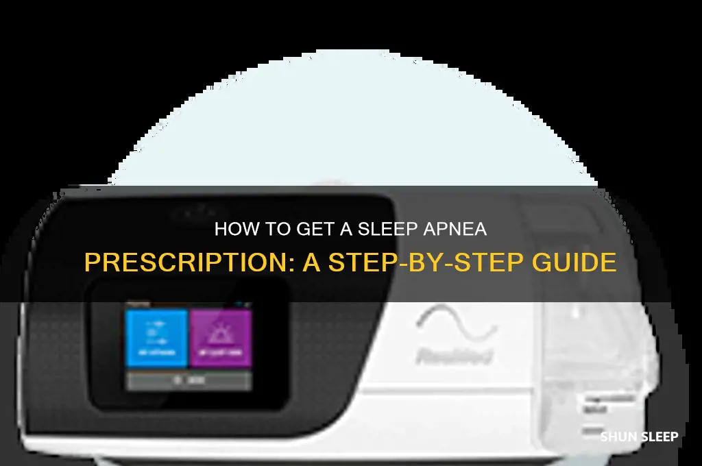 how to get perscription for sleep apnea