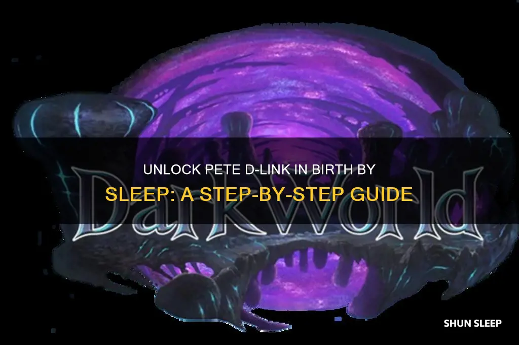 how to get pete d-link in birth by sleep