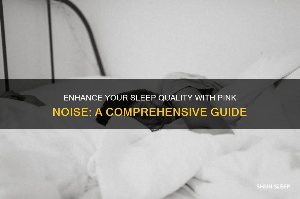 how to get pink noise for sleep