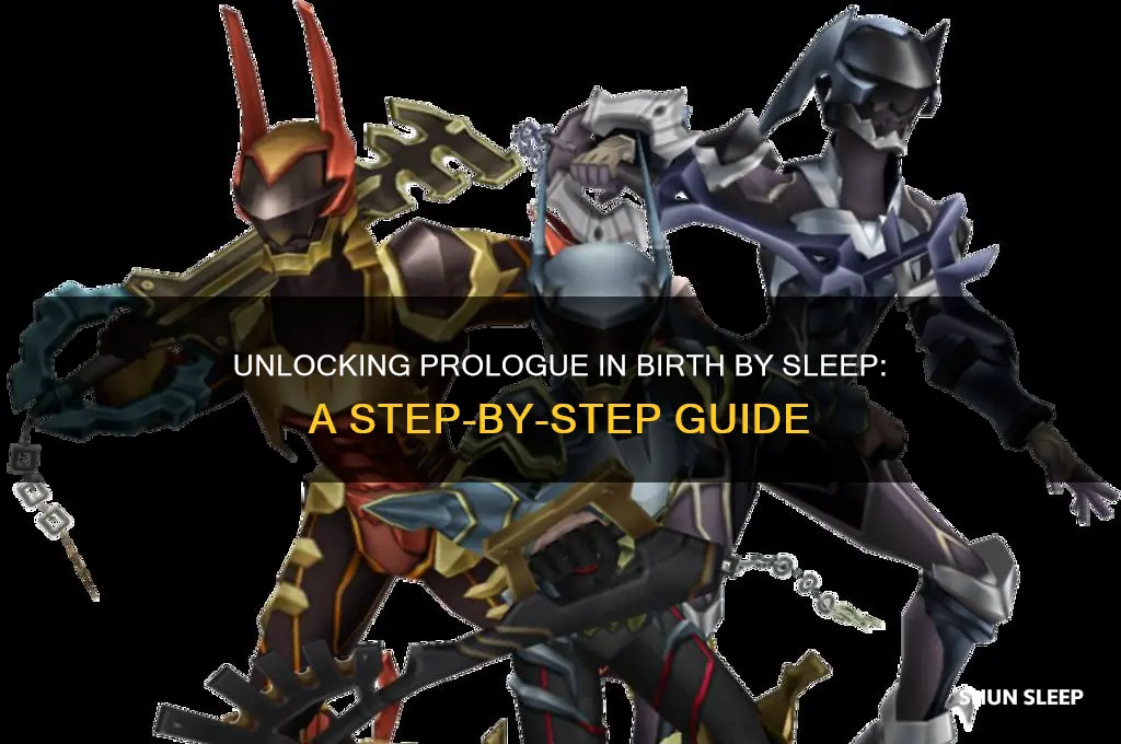 how to get prologue in birth by sleep
