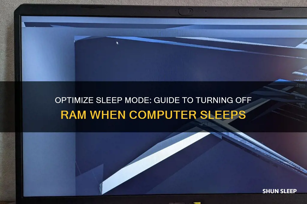 how to get ram to turn off whencomputer sleep