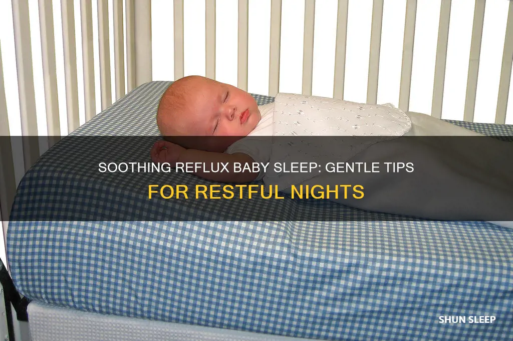 how to get reflux baby to sleep
