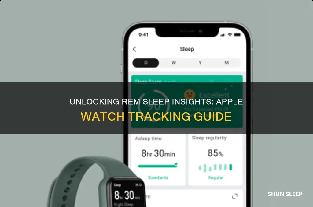 how to get rem sleep data on apple watch