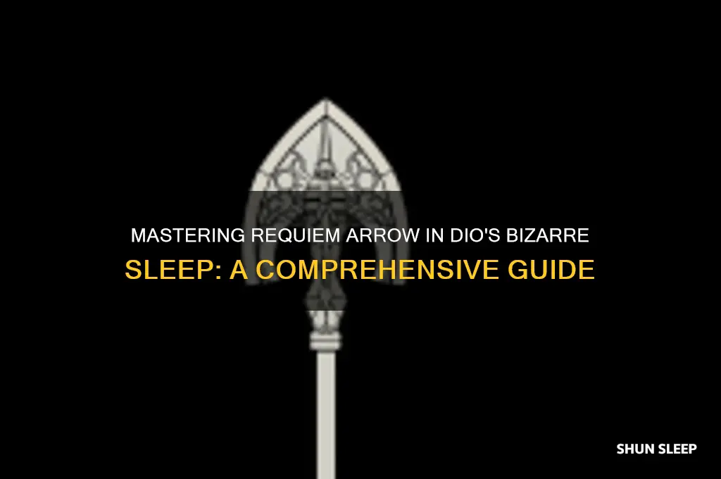 how to get requim arroiw in dio dios bizarre sleep
