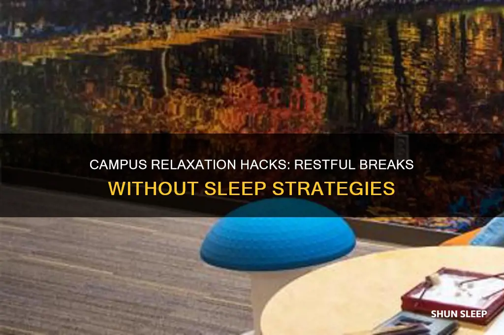 how to get rest on campus 2ithout sleep