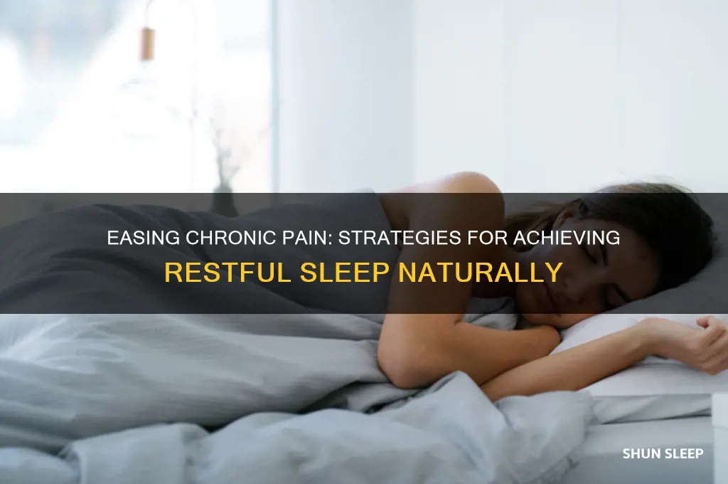 how to get restful sleep with chronic pain