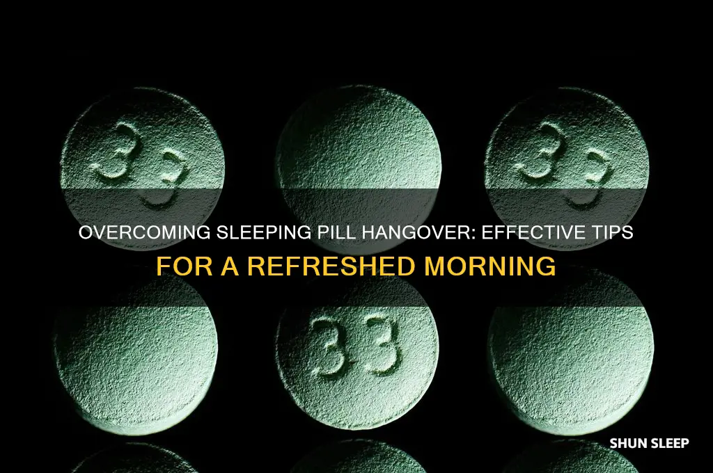 how to get rid if sleeping pill hangover