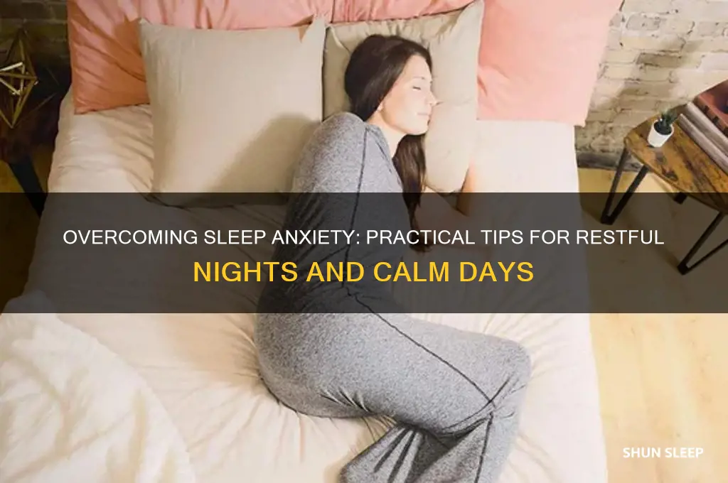 how to get rid of anxiety about not sleeping