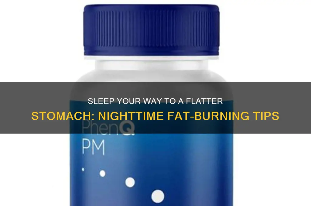 how to get rid of belly fat while sleeping