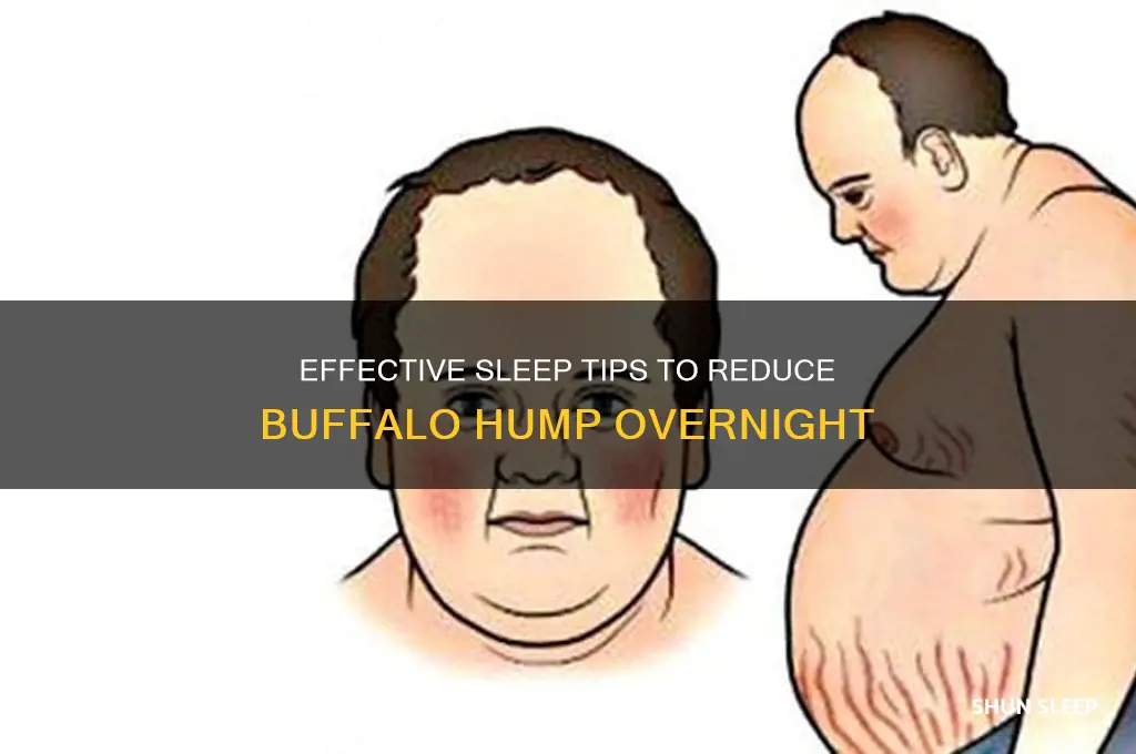 how to get rid of buffalo hump while sleeping
