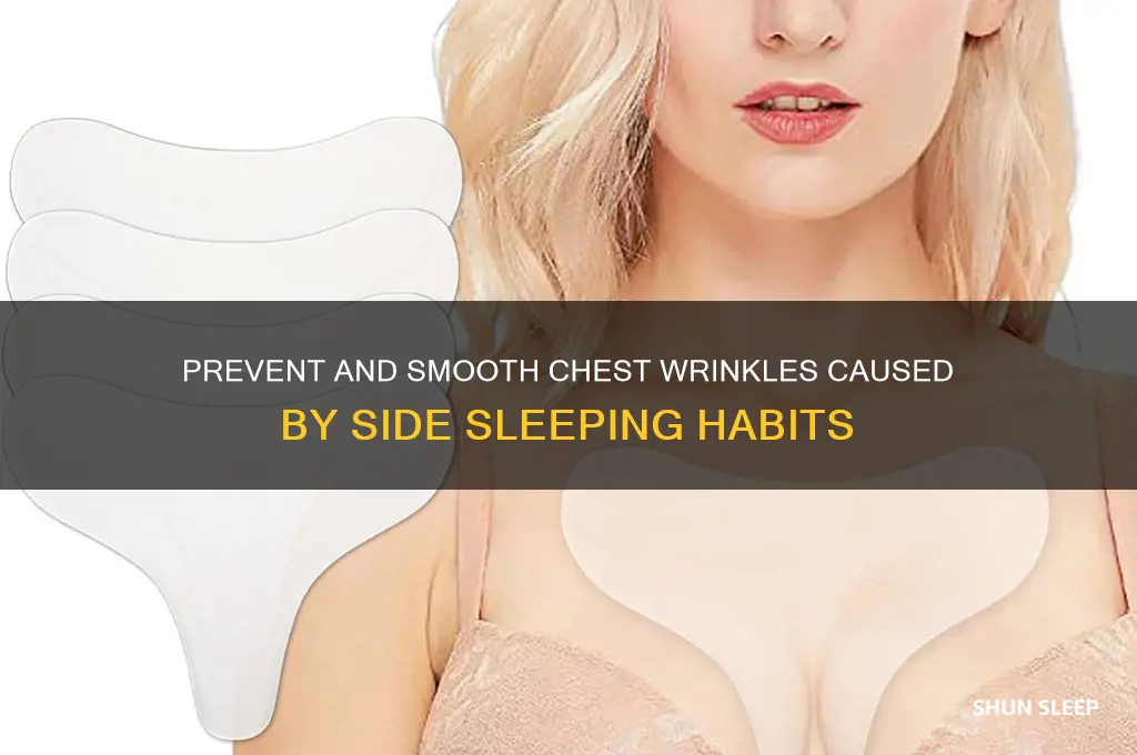 how to get rid of chest lines from side sleeping