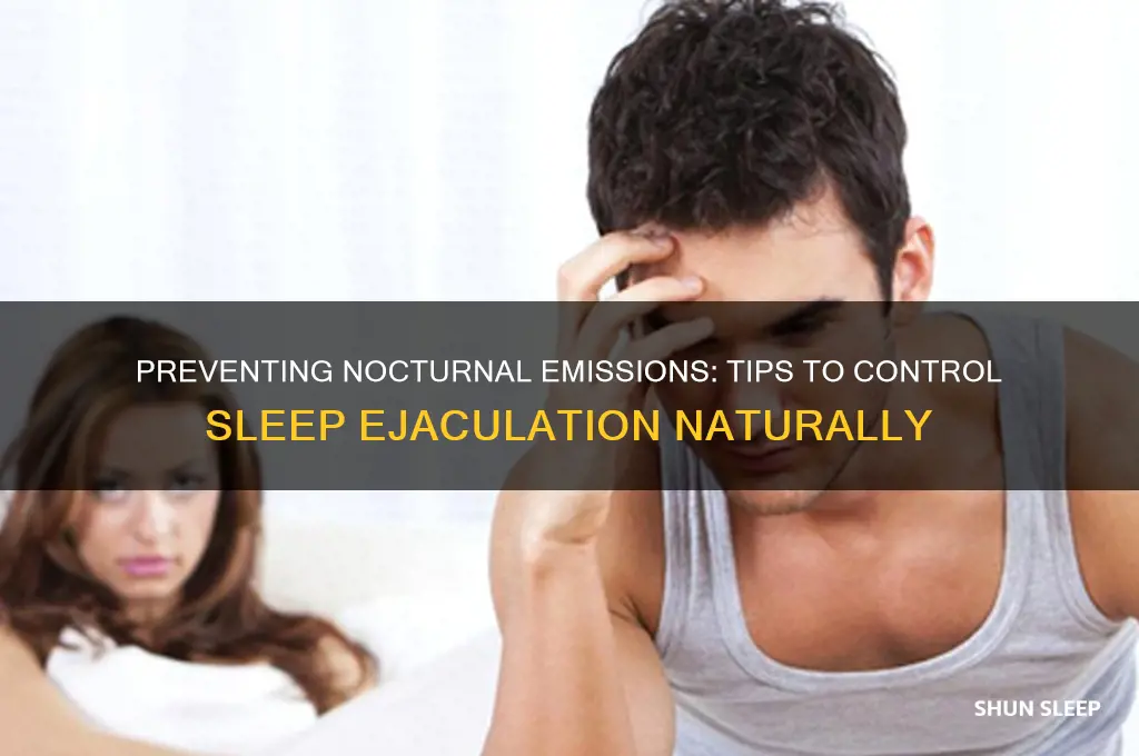 how to get rid of ejaculation during sleep