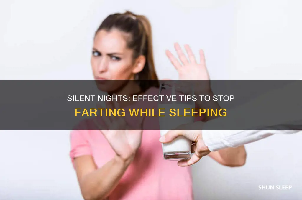 how to get rid of farting while sleeping