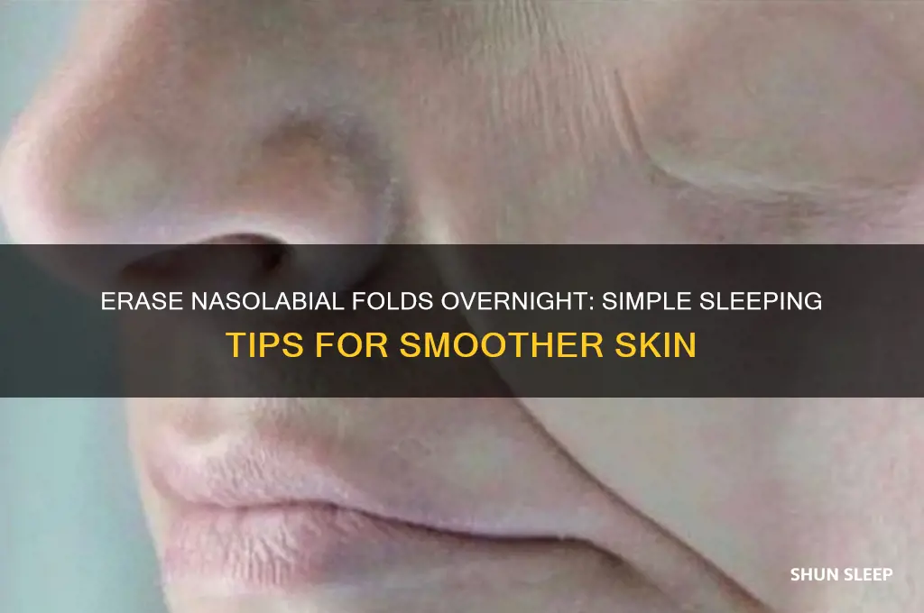 how to get rid of nasolabial folds while sleeping