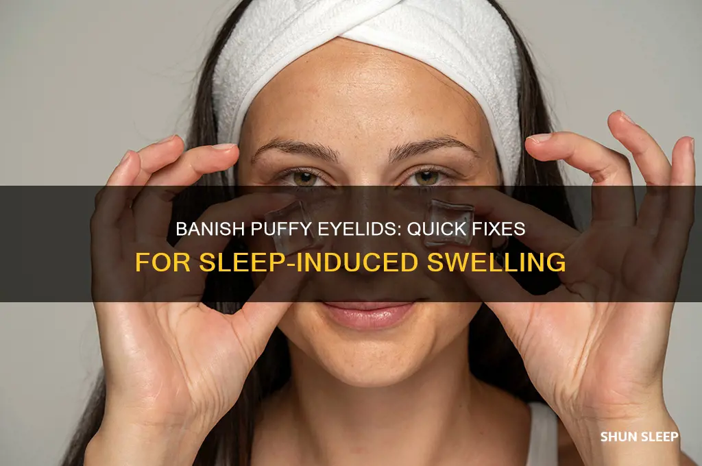 how to get rid of puffy eyelids from sleep
