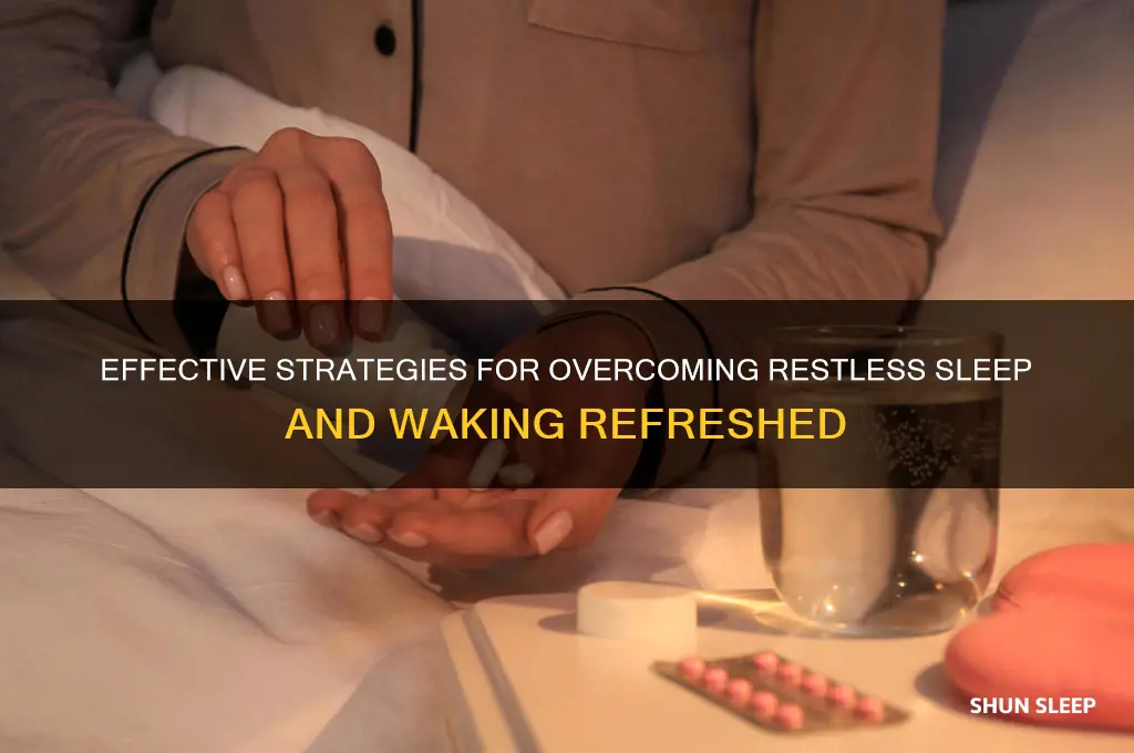 how to get rid of restless sleep