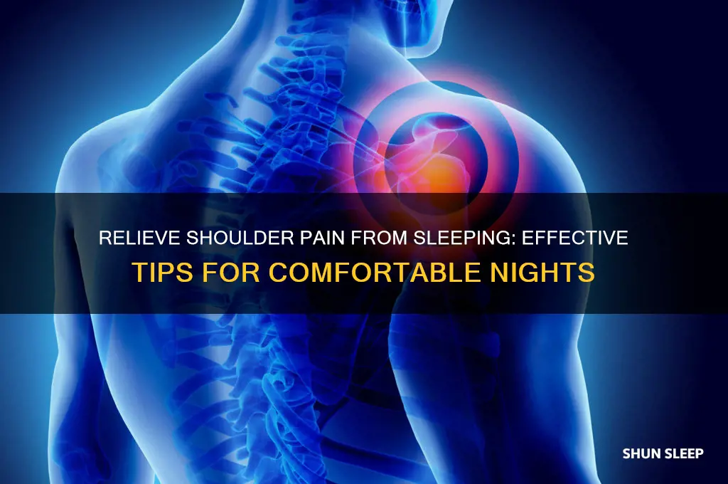 how to get rid of shoulder pain from sleeping