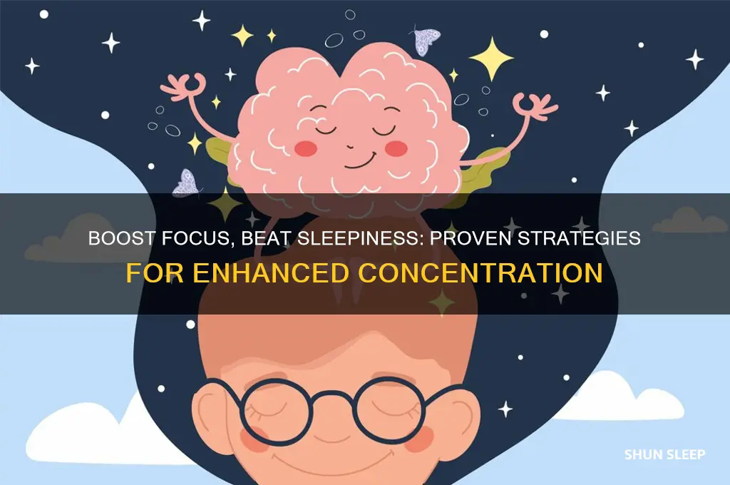 how to get rid of sleep and get concentration