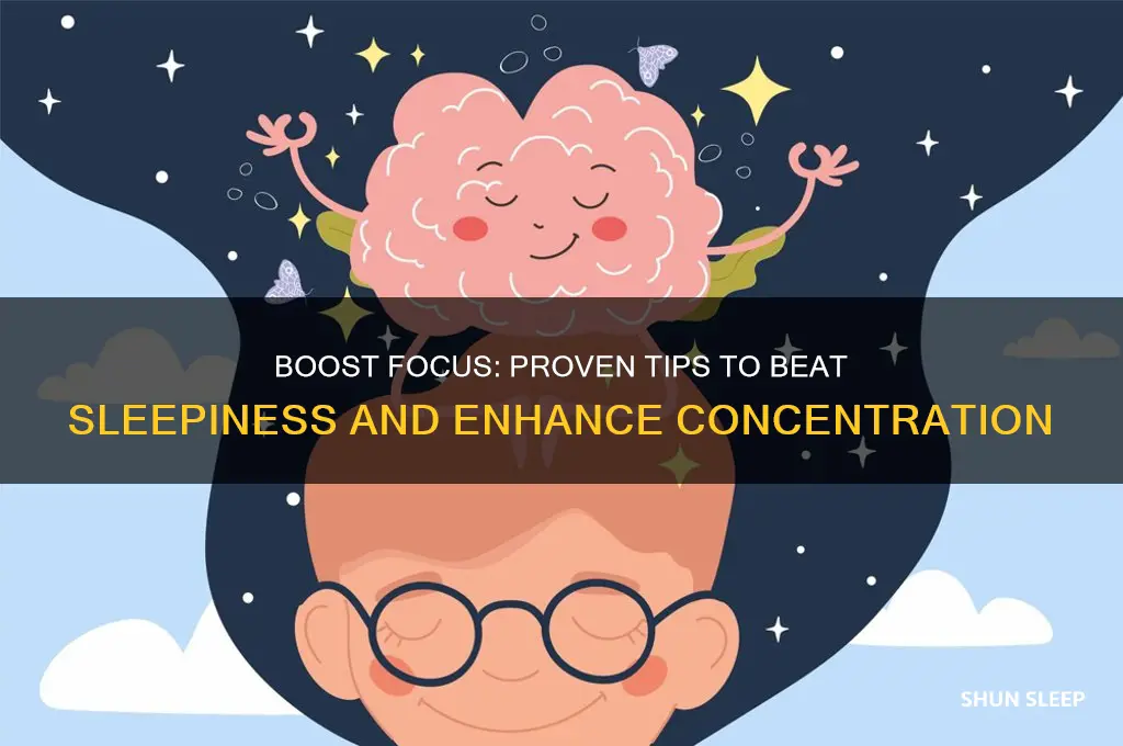 how to get rid of sleep and get concetration