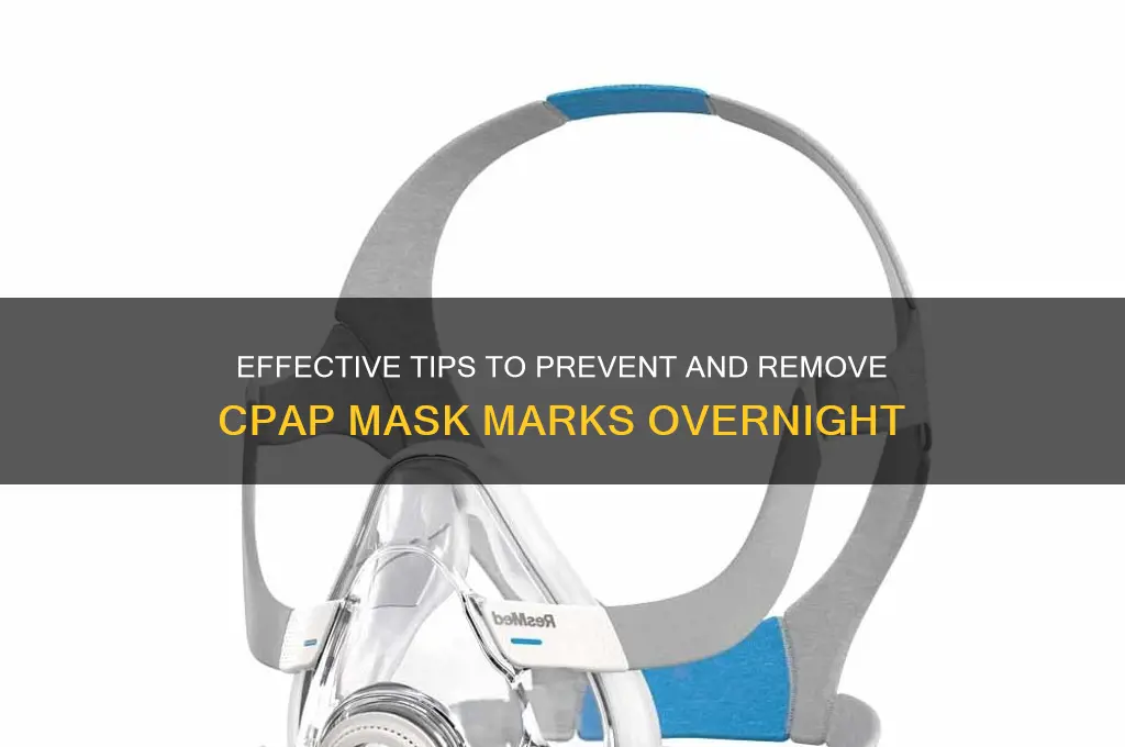 how to get rid of sleep apnea mask marks