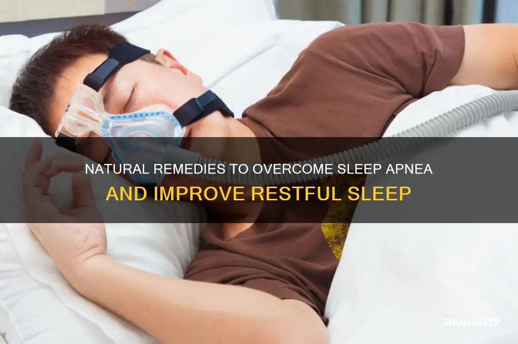 how to get rid of sleep apnea naturally