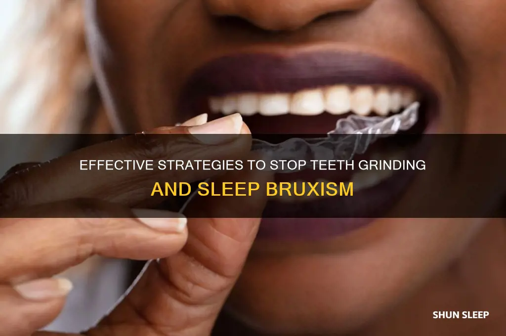 how to get rid of sleep bruxism