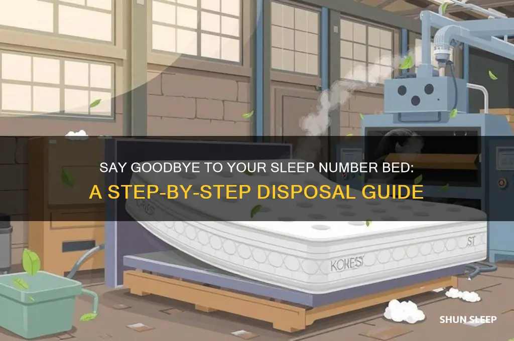 how to get rid of sleep number bed