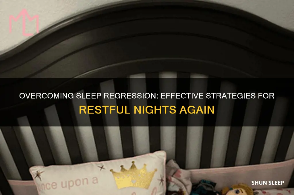 how to get rid of sleep regression