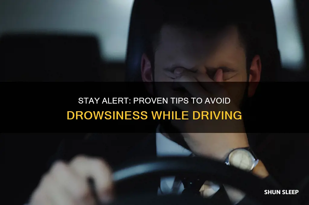 how to get rid of sleep while driving